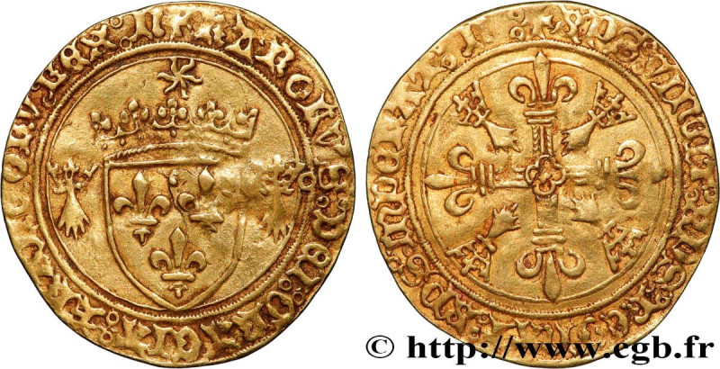 CHARLES VIII
Type : Écu d'or au soleil de Bretagne 
Date : 06/04/1491 
Date : n....