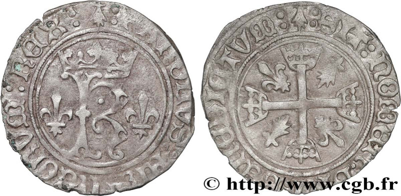 CHARLES VIII
Type : Karolus de Bretagne 
Date : après 1491 
Date : n.d. 
Mint na...