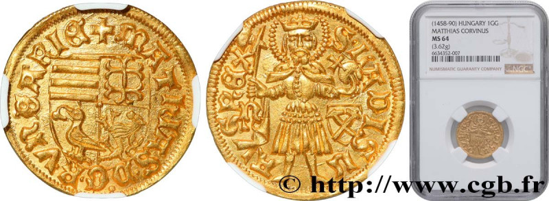 HUNGARY - KINGDOM OF HUNGARY - MATTHIAS CORVINUS
Type : Ducat d’or 
Date : n.d. ...