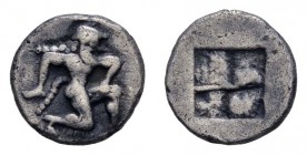 Griechen Thracia
Thasos AR Trihemiobol 480 v.u.Z. SNG Cop. 193 Dewing 1318 GC 1302 ss-