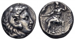 Griechen Macedonia
Alexander III. der Große, 336-323 v.u.Z. AR Tetradrachme ca. 300-290 v.u.Z. Uranopolis posthum, Av.: Kopf des Herakles mit Löwenha...