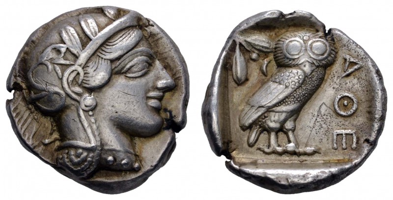Griechen Attika
Athen AR Tetradrachme nach 449 v.Chr. zwei kleine Schrötlingsri...