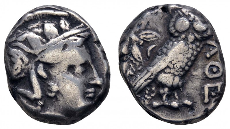 Griechen Attika
Athen AR Tetradrachme ca. 450-440 v.u.Z. Av.: Haupt der Athene ...