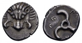 Griechen Lykien
Perikles, ca. 380-360 v.u.Z. AR 1/3 Stater 380-360 v.u.Z. Av.: Löwenkopf von vorn, Rv.: Triskeles, feine Tönung SNG v. Aulock 4254 2....