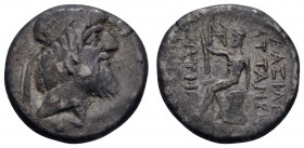 Griechen Parthia
Charakene AR Tetradrachme ca. 27 v.u.Z.-6 Attambelos II., getönt 14.12 g. R s-ss
