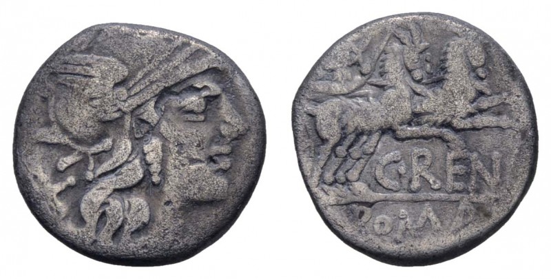 Römer Republik
C. Renius, 138 v.u.Z. AR Denar knapper Schrötling Cr. 231/1 Bab....