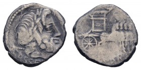Römer Republik
L. Rubrius Dossenus, 87 v.u.Z. AR Denar Druckstelle, ansonsten ss- Cr. 348/1 Syd. 705