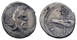 Römer Republik
C. Vibius C.f.n. Pansa Caetronianus, 48 v.u.Z. AR Denar Revers leicht dezentriert Cr. 451/1 B. 22 ss