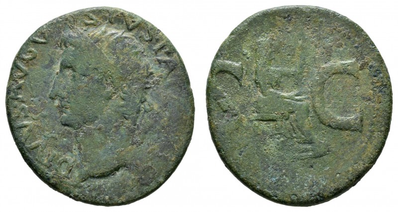 Römer Kaiserzeit
Augustus, 27 v.u.Z.-14 u.Z. Æ As 15-16 Rom posthum unter Tiber...