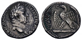 Römer Kaiserzeit
Vespasianus, 69-79 Billion-Tetradrachme 69-79 Antiochia Seleucis et Pieria, Av.: belorbeerter Kopf nach rechts, Rv.: Adler steht nac...