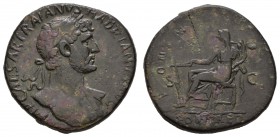 Römer Kaiserzeit
Hadrianus 117-138 Æ Sesterz 118 Rom Av.: IMP CAESAR TRAIANVS HADRIANVS AVG, belorbeerte Büste nach rechts, Rv.: PONT MAX TR P COS II...