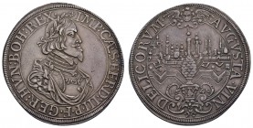 bis 1799 Augsburg
Ferdinand III., 1637-1657 Taler 1641 Jahreszahl im Stempel aus 1639 geändert, mit Titel Ferdinands III. Forster 285 Dav. 5039 ex R....