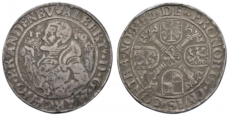 bis 1799 Brandenburg-Franken
Albrecht der Jüngere, allein 1543-1557 Taler 1550 ...