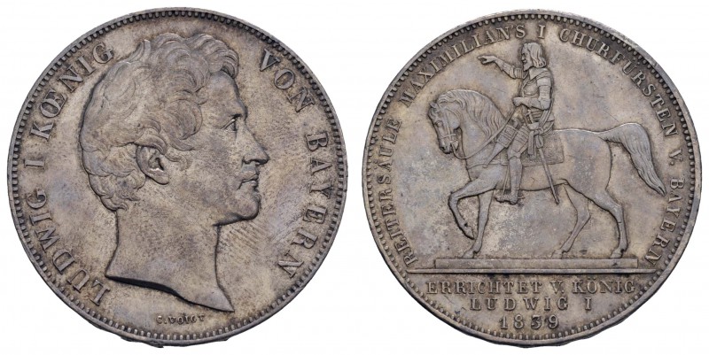 1800 bis 1871 Bayern
Ludwig I. Karl August, 1825-1848 Geschichtsdoppeltaler 183...