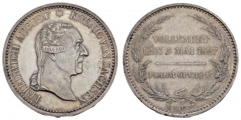 1800 bis 1871 Sachsen
Friedrich August I., 1806-1827 Speciestaler 1827 Auf den ...