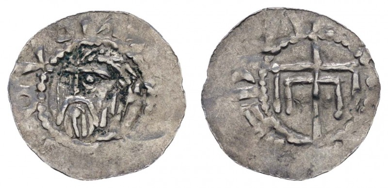 Jever Königliche Münzstätte
Friedrich II., 1215-1250 Pfennig Jever Av.: Umschri...