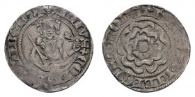 Limburg Grafschaft
Wilhelm I., 1401-1457 Pfennig ohne Jahr (um 1410-20) Hohenlimburg Av.: Hüftbild mit Schwert und Blume, auf der Brust Löwe, Rv.: Li...
