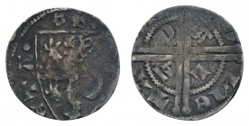 Europa Brabant
Johann I., 1268-1294 Esterlin ohne Jahr Dalhem Av.: Wappen, Rv.: Doppelfadenkreuz, DALE MONETA DeWitte 228 De Mey 113 1.11 g. selten s...
