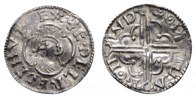 Europa Großbritannien
Angelsachsen Penny 1000-1100 Imitative Prägung, Av.: + ED...