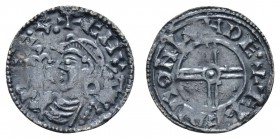 Europa Großbritannien
Cnut, 1016-1035 Penny London Short Cross Type, Av.: +CNVT [REX] AN:, drapierte und behelmte Büste mit Zepter nach links / Rev.:...