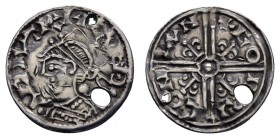 Europa Großbritannien
Harold I., 1035-1040 Penny 1038-1040 London Fleur-de-Lis type, Münzmeister Godric, Av.: + HARO - LD RECX, diademierte Büste ohn...