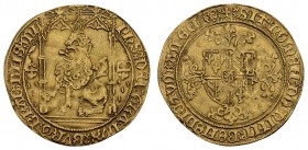 bis 1799 Belgien
Brabant Lion d'or ohne Jahr Malines Philippe le Bon, 1430-1467, Av.: nach links sitzender Löwe im gotischen Gehäuse, Rv.: Wappen auf...