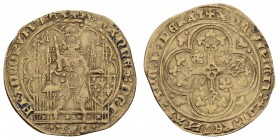 bis 1799 Frankreich
Johann II., der Gute, 1350-1364 Ecu d'or a la chaise ohne Jahr (1351) kl. Rf., Kratzer Fried. 276 Duplessy 289 Lafaurie 292 4.48 ...