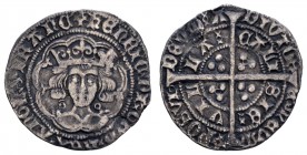 bis 1799 Großbritannien
Henry VI., 1422-1461 Groat 1422-1427 Calais dunkle Tönung SCBC 1836 North 1424 ss