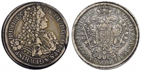 bis 1799 Habsburg
Karl VI., 1711-1740 Taler 1716 Wien Schrötlingsfehler Dav. 1035 Herinek 293 27.88 g. ss-vz