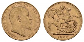 Australien
Edward VII., 1901-1910 Sovereign 1906 Perth Seaby 3972 Fried. 34 ss-vz