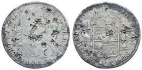 China
Kaiserreich 8 Reales 1809 Mexico City mit zahlreichen Chopmarks oder auch Hackenmarken, diese chinesischen Schriftzeichen wurden von Händlern e...