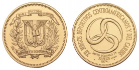 Dominikanische Republik
 30 Pesos 1974 XII. Mittelamerikanische und Karibische Spiele KM 36 Schön 24 PP