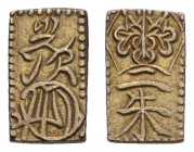 Japan
 1832-1858 AV Tempo 2 Shu Ban-Kin, GOLD JNDA 09-43 1.63 g. vz