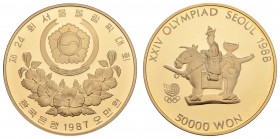 Korea, Süd
Republik seit 1948 50.000 Won 1987 Seoul KM 69 PP