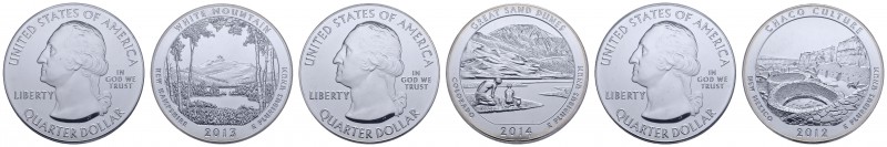 USA
Republik ¼ $ America the Beautiful, Chaco Culture (2012), White Mountain (2...
