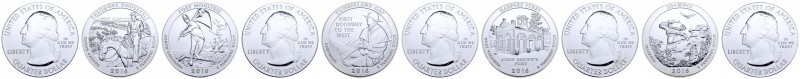 USA
Republik ¼ $ 2016 America the Beautiful, Theodore Roosevelt, Fort Moultrie,...