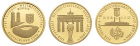 Gold-, Platin- und Palladiummedaillen Deutschland
BRD 2006 Die offiziellen deutschen Gold-Gedenkprägungen der FIFA Fussball-WM Deutschland, 3 585er M...