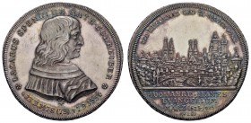 Sonstige Medaillen Deutschland
Bayern 1925 Nürnberg, Stadt, Silbermedaille auf die 400-Jahrfeier der Reformation in Nürnberg, Stempel von Lauer nach ...
