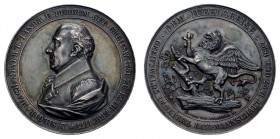 Sonstige Medaillen Deutschland
Greifswald 1827 Silbermedaille von Chr. Pfeuffer, Werkstatt G. Loos, auf das 50-jährige Dienstjubiläum des Bürgermeist...