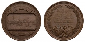 Sonstige Medaillen Deutschland
Kiel 1847 Bronzemedaille von Schilling und Loos auf die 11. Versammlung deutscher Land- und Forstwirte der Herzogtümer...