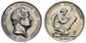 Sonstige Medaillen Deutschland
Preußen ab 1846 kleine silberne Prämienmedaille der Königlichen Akademie der Künste zu Berlin, vergeben 1846-1860, Exe...