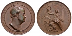 Sonstige Medaillen Deutschland
Preußen ohne Jahr (1850) Staatspreis für gewerbliche Leistungen in Bronze, Av.: Portrait Friedrich Wilhelm IV. nach re...