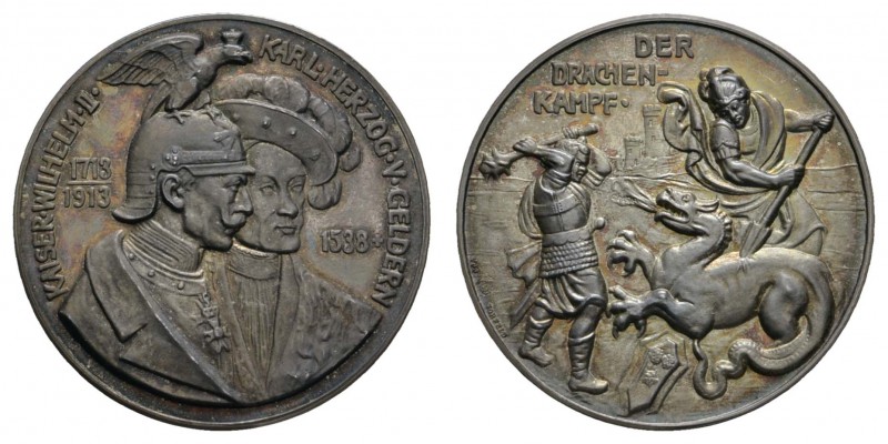Sonstige Medaillen Deutschland
Preußen 1913 Wilhelm II., 1888-1918, Silbermedai...