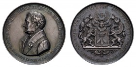 Sonstige Medaillen Deutschland
Stralsund 1855 Silbermedaille von Chr. Pfeuffer auf das 50-jährige Amtsjubiläum von Dr. Carl Georg Schwing als Bürgerm...
