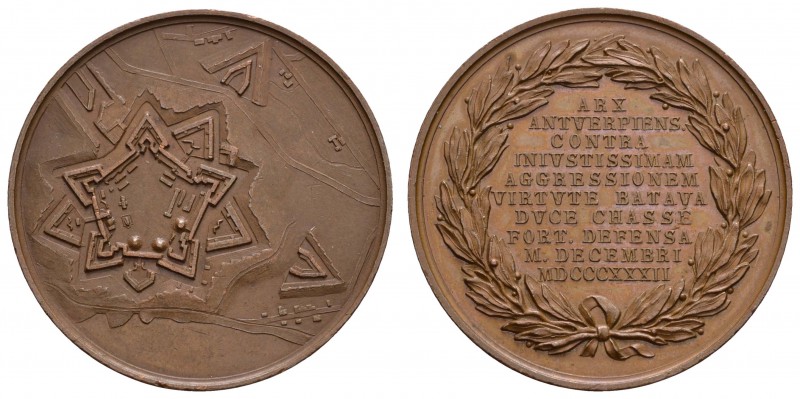 Sonstige Medaillen Europa
Belgien 1832 Bronzemedaille, unsigniert, Werkstatt Lo...