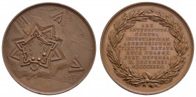 Sonstige Medaillen Europa
Belgien 1832 Bronzemedaille, unsigniert, Werkstatt Loos, Berlin, auf die Verteidigung der Zitadelle von Antwerpen gegen die...