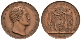 Sonstige Medaillen Europa
Russland Bronzemedaille 1828 (von H. Gube), auf die Kriegserklärung an die Türkei am 14. April, Av.: NICOLAUS I. TOTIUS RUS...