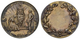 Sonstige Medaillen Europa
Ungarn Meisterschafts-Preismedaille des ungarischen Brieftauben- Sportvereins Columbia, Av.: 2 Tauben mit 3 Menschen vor hi...