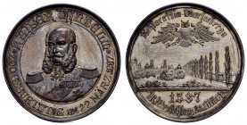 Sonstige Medaillen Personenmedaillen
Wilhelm I. König von Preußen 1861-1888 1887 Zinkmedaille auf seinen 90. Geburtstag, Kratzer 26.17 g. vz