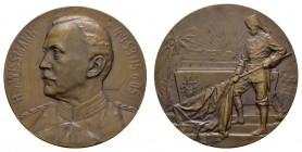 Sonstige Medaillen Personenmedaillen
Wissmann 1905 Bronzemedaille von A. M. Wolff auf den Tod von Herrmann von Wissmann, Av.: uniformiertes Brustbild...